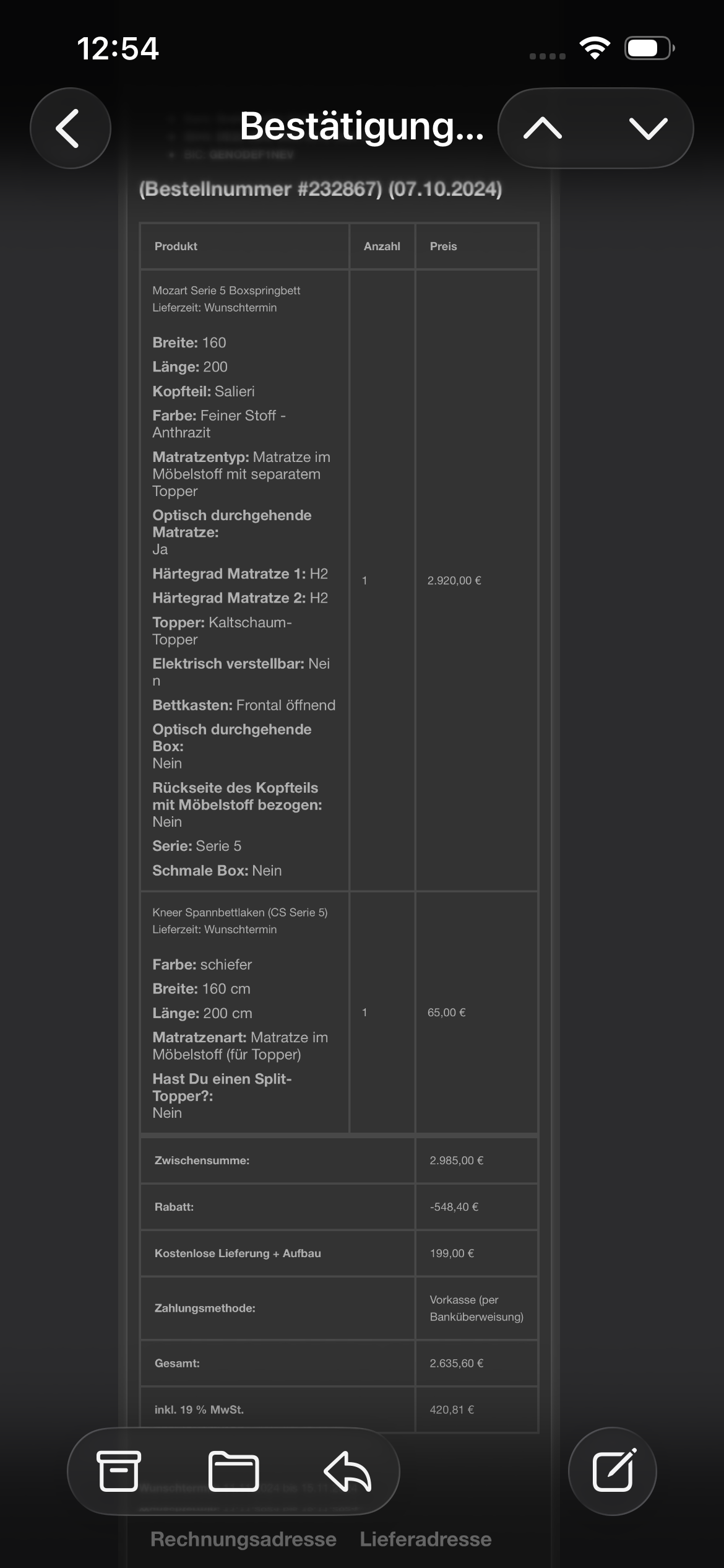 Boxspringbett 160 x 200 – Vorschaubild 6