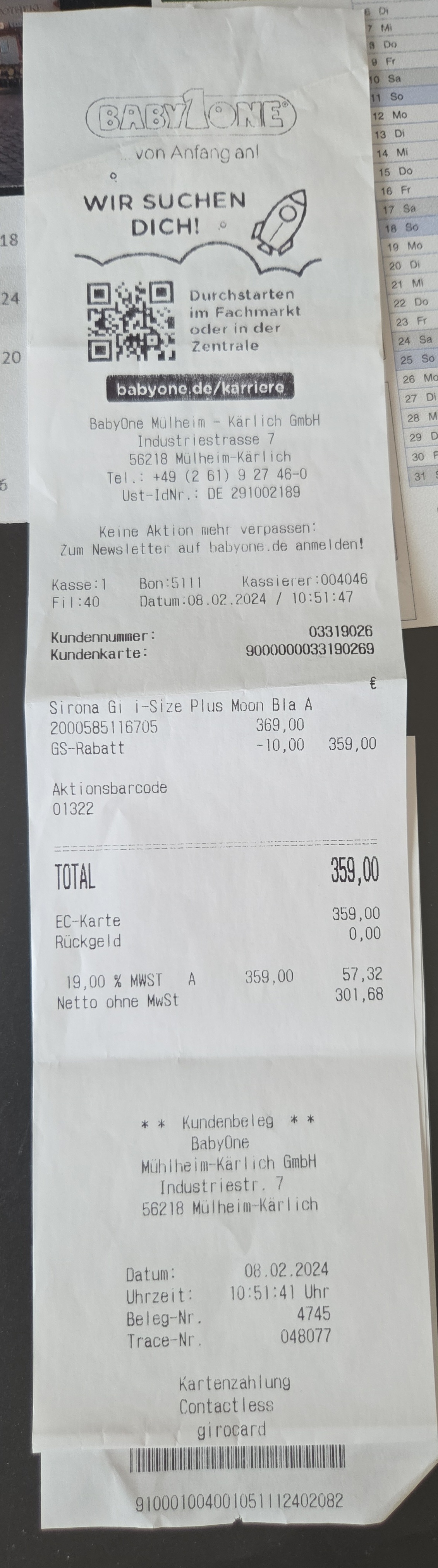 Cybex Sirona Gi i-Size Plus „Moon Black“ "isofix" unfallfrei – Vorschaubild 6